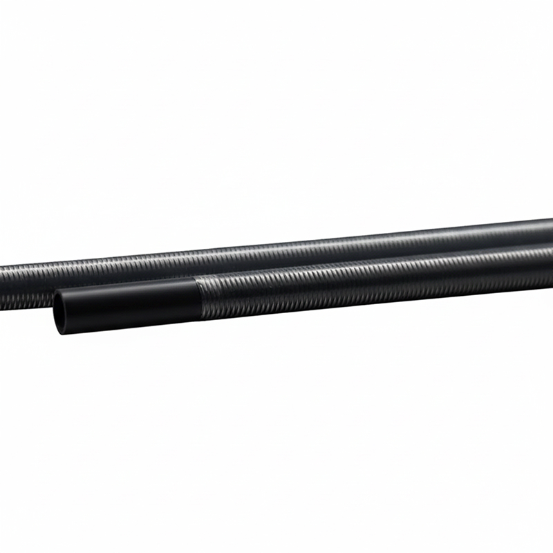 Close-up of medical polymer tubing